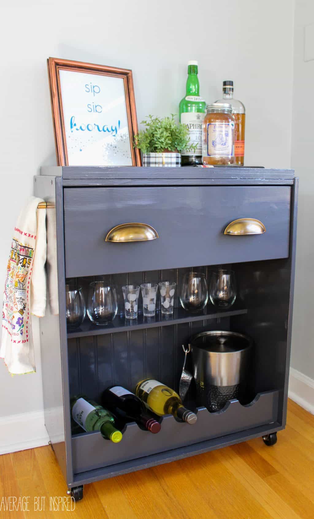 Ikea hack bar cart — crafthubs