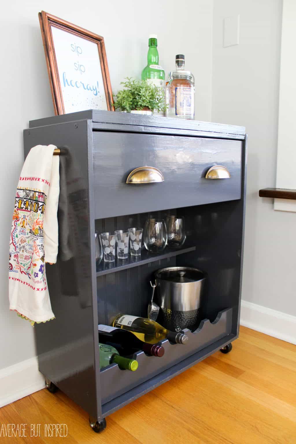 Ikea hack bar cart — crafthubs