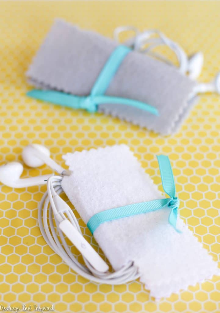 10 Minute DIY Earbud Holder Average But Inspired