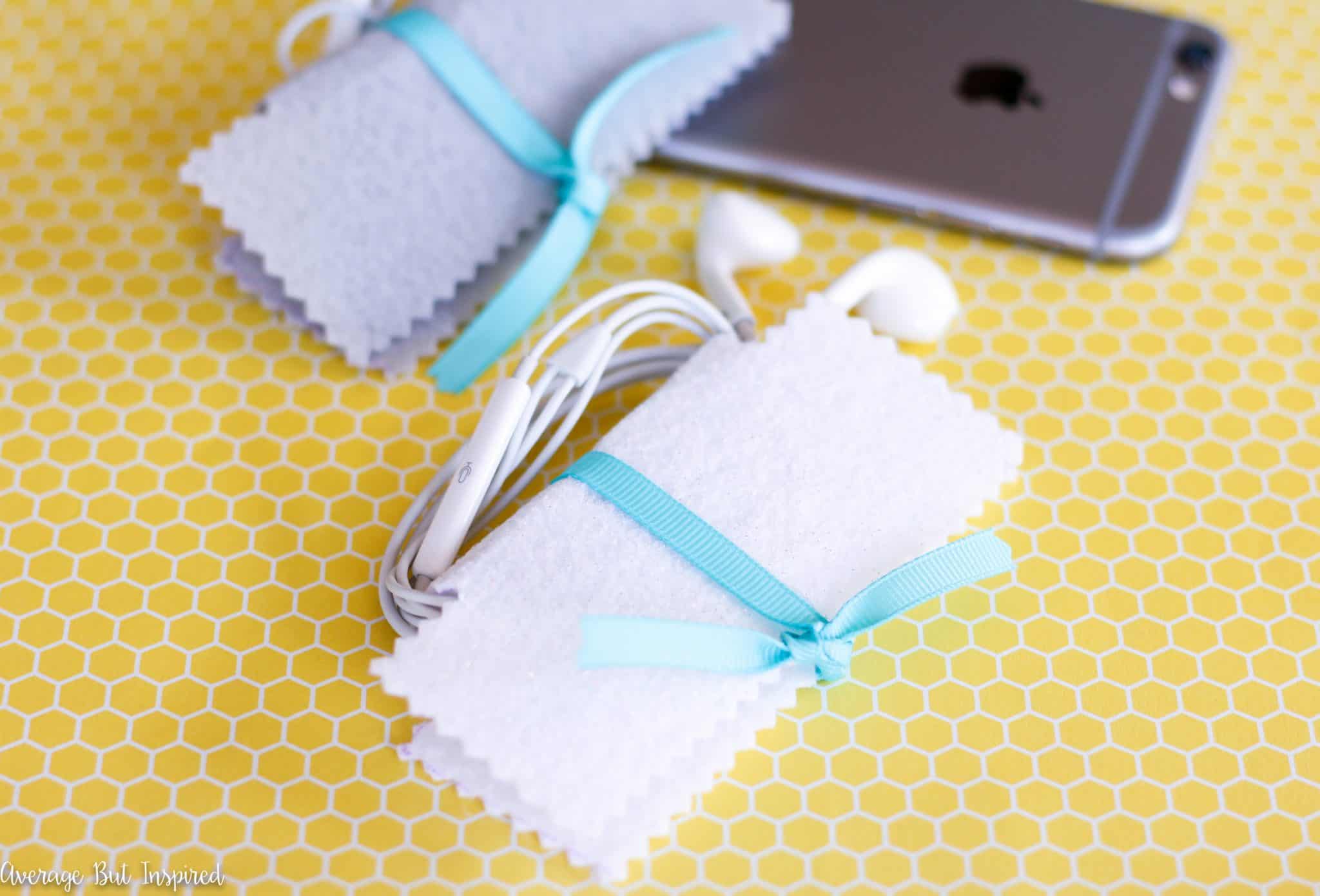 10 Minute DIY Earbud Holder Average But Inspired