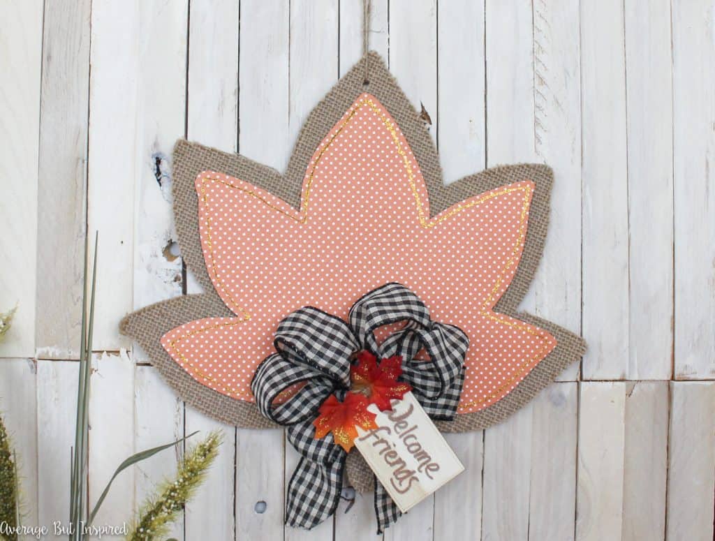 My guest contributor, Bre from Average but Inspired, is sharing a fun upcycle for a dollar store autumn leaf. Find the tutorial at diy beautify! Fall leaf decor