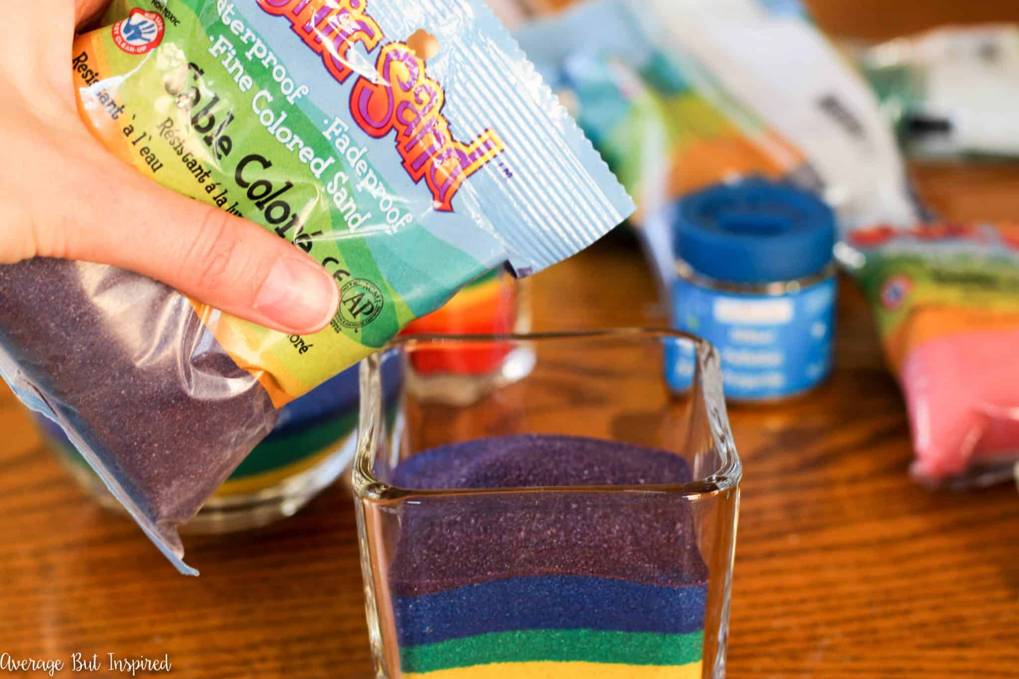 Rainbow Sand Art Terrariums