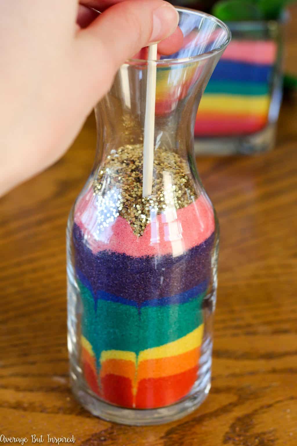 Rainbow Sand Art Terrariums