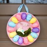 How to Make an Egg Tray Wreath for Easter with Dollar Store Supplies