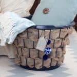 Laundry Hamper to Burlap Basket Upcycle {Monthly DIY Challenge}
