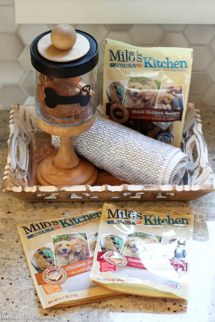 How to Make a DIY Dog Treat Container - Average But Inspired